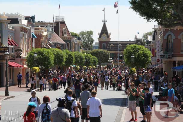 Looking toward Town Square from the hub.