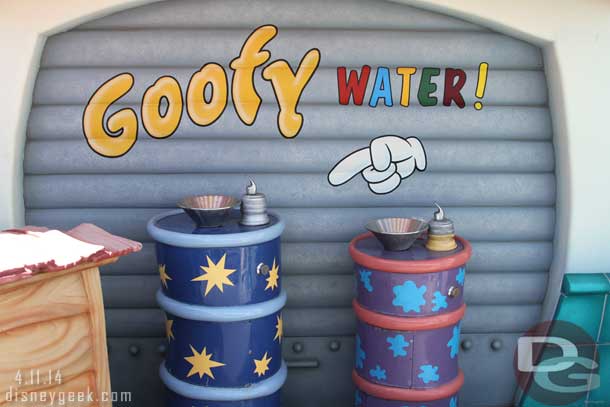 Do not forget your Goofy Water on warm days like today.