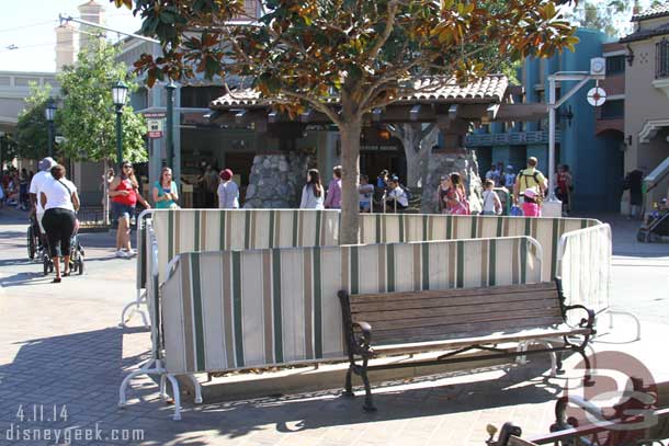 Time to visit Disney California Adventure.  Some painting on Buena Vista Street.