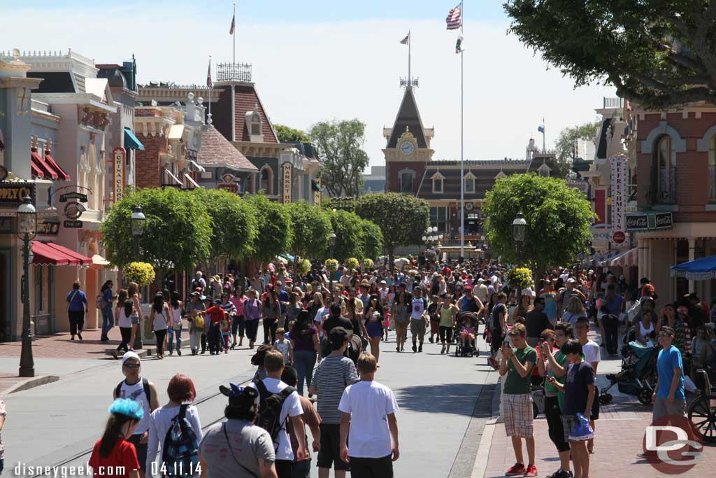 Looking toward Town Square from the hub.