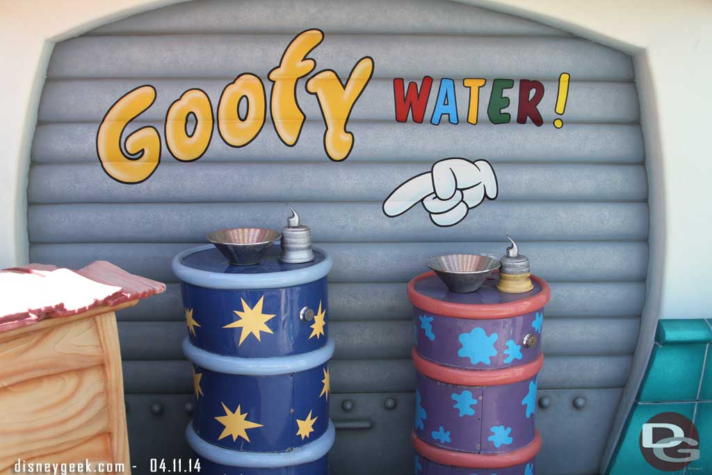 Do not forget your Goofy Water on warm days like today.