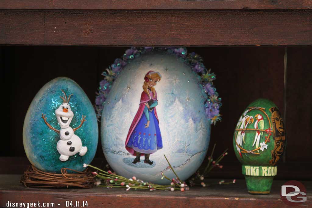 Thought the Tiki Room egg was fun.  Anna and Olaf to round out the Frozen collection.