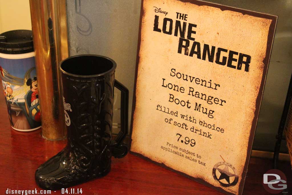 The Lone Ranger boot is still available.