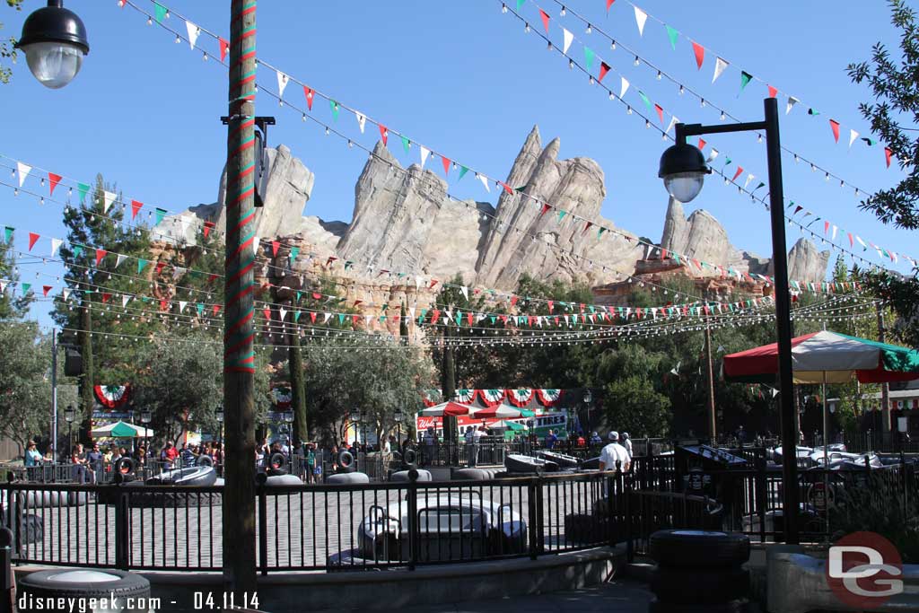 The festival of the flying tires at Luigis