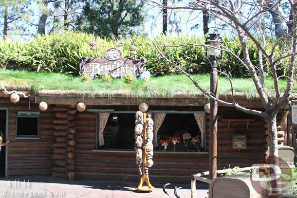 Donald on the Briar Patch roof.