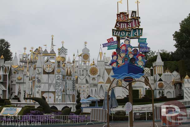 Small World is closed again as work continues on the safety retrofitting inside.