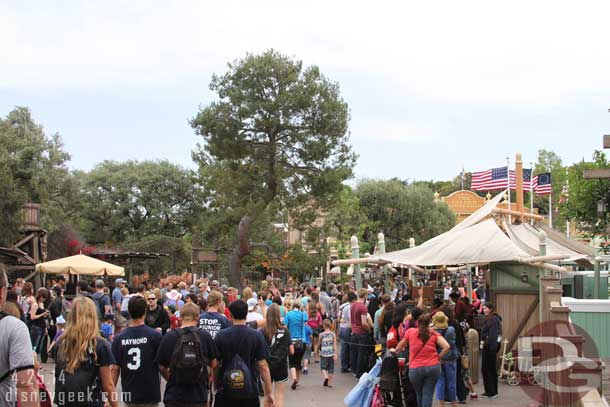 Big Thunder was down and there were a lot of guests in the area.