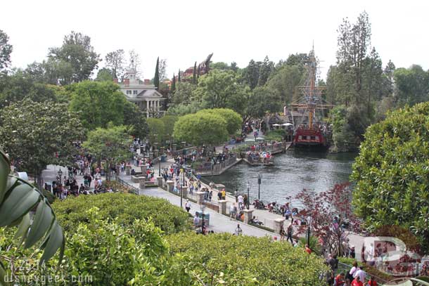 Rivers of America river front.