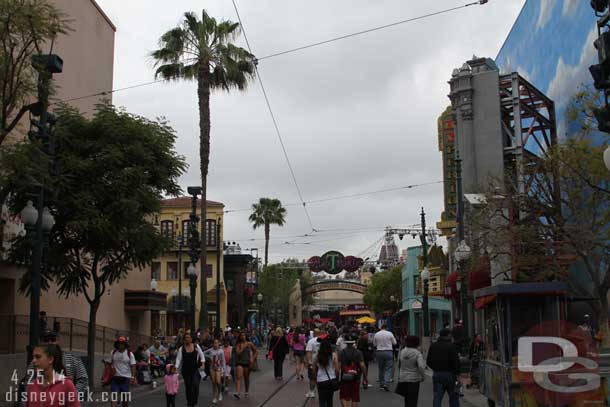 Sunset Blvd this afternoon.