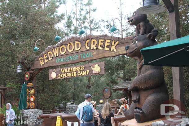 Redwood Creek has finally reopened.  Well most of it has reopened.  