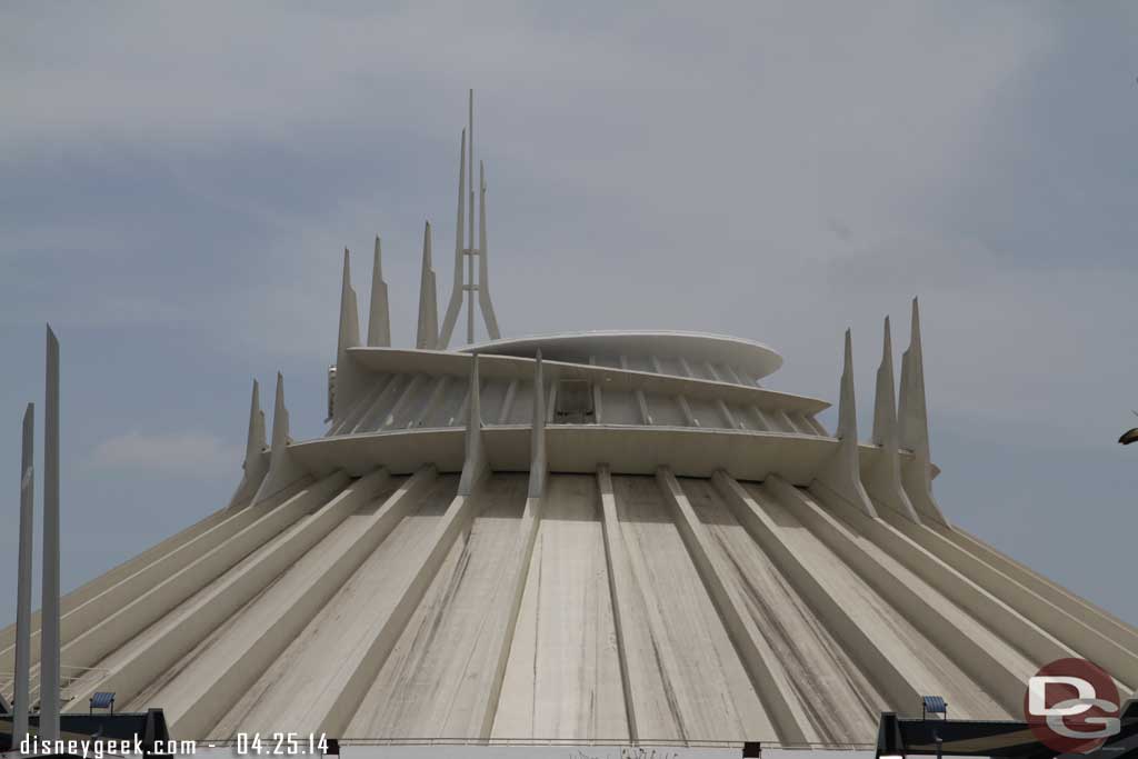 Space Mountain looks the same too.