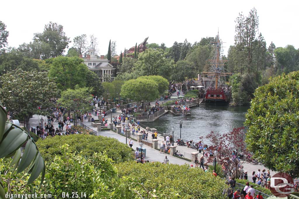 Rivers of America river front.