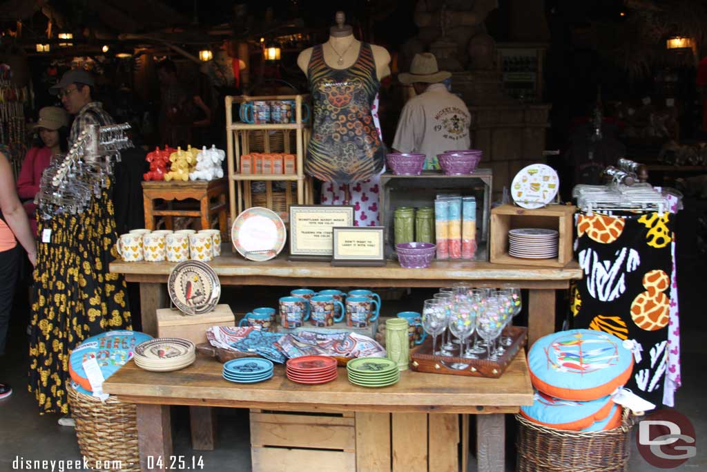 Some new merchandise in the Adventureland Bazzar that is at least land specific (but not park specific.. meaning WDW & Disneyland).