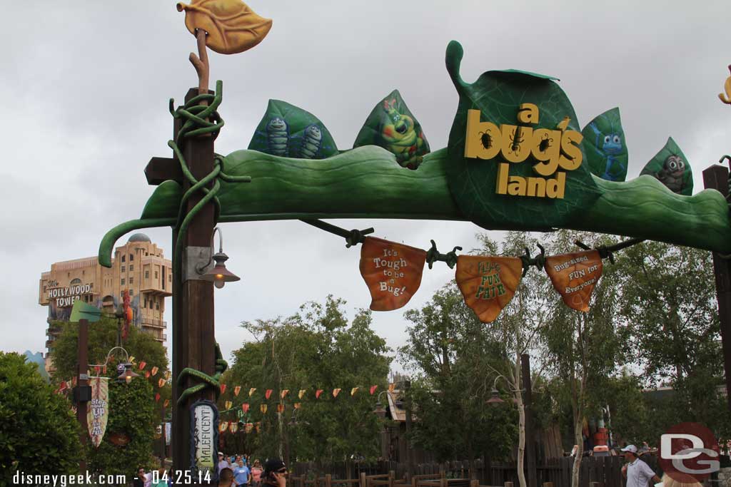 A Maleficent sneak peak has taken over the bugs theater.