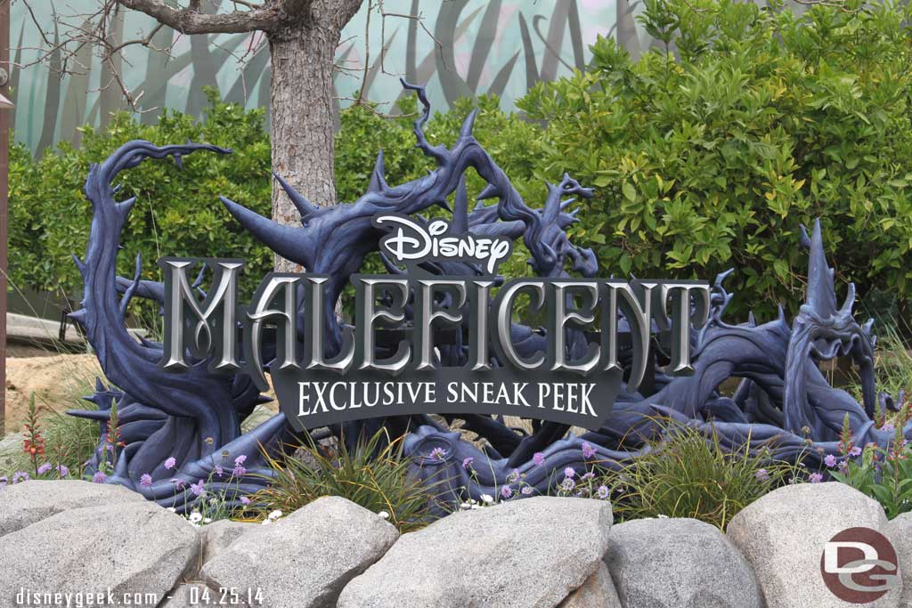 The Maleficent sign.