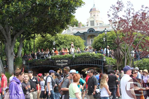 Pirates has reopened and had a 25 minute wait and a lot of guests moving around.