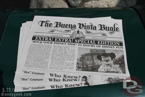 A special edition of the Buena Vista Bugle was on news stands today.