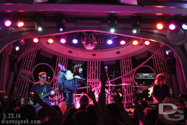 Tomasina at Tomorrowland Terrace tonight.