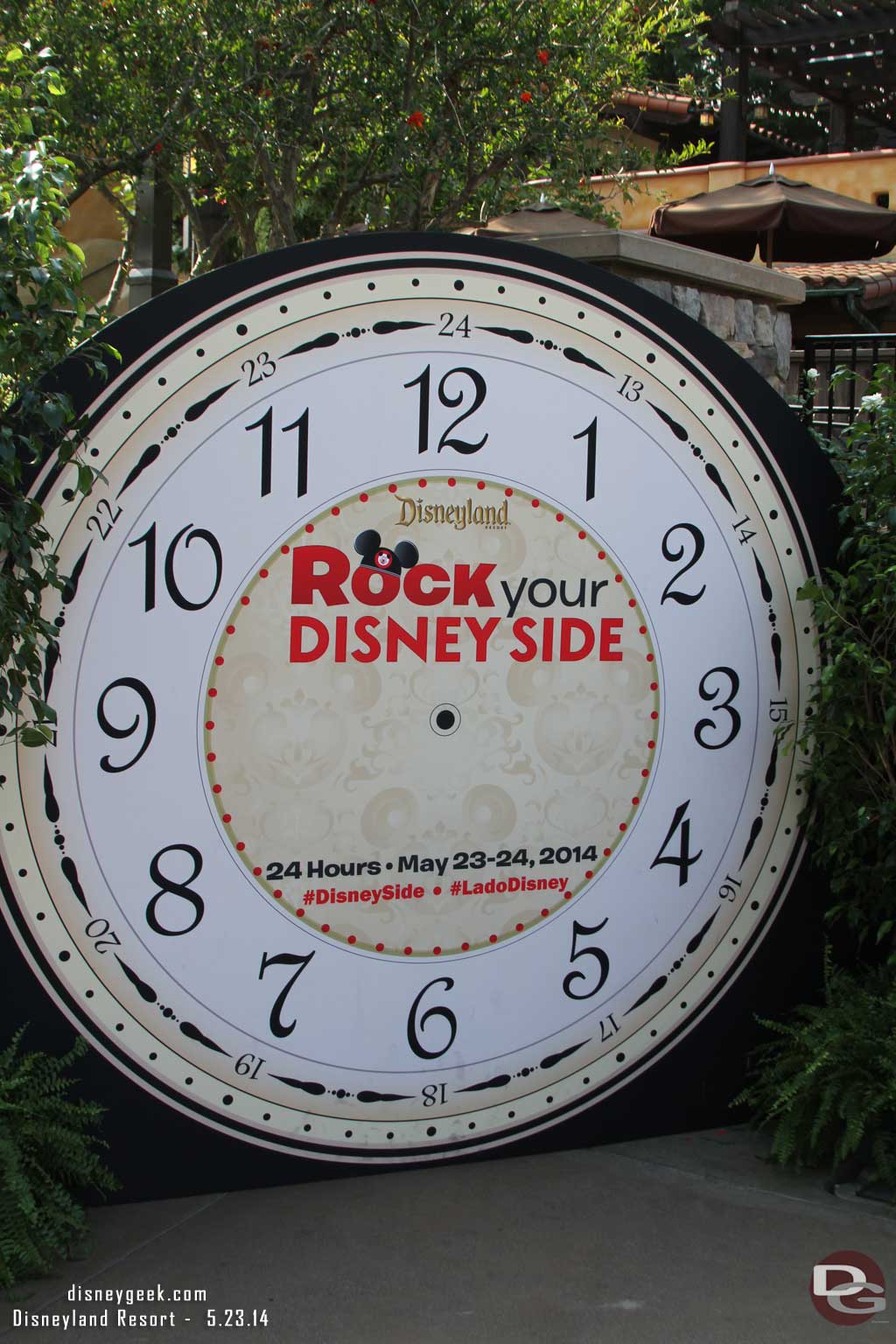 A large clock to stand in front of and have your picture taken.  You supplied the hands.