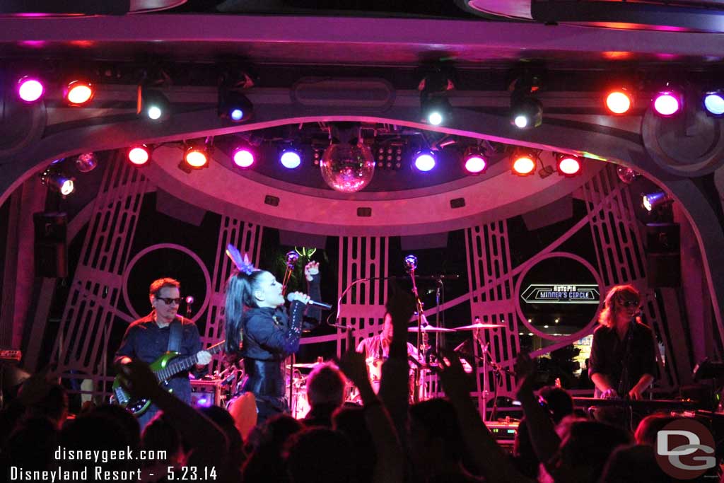 Tomasina at Tomorrowland Terrace tonight.