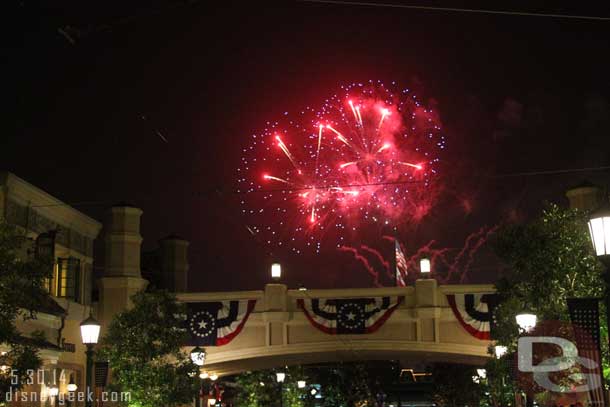 Closing out the evening with Magical from Buena Vista Street.