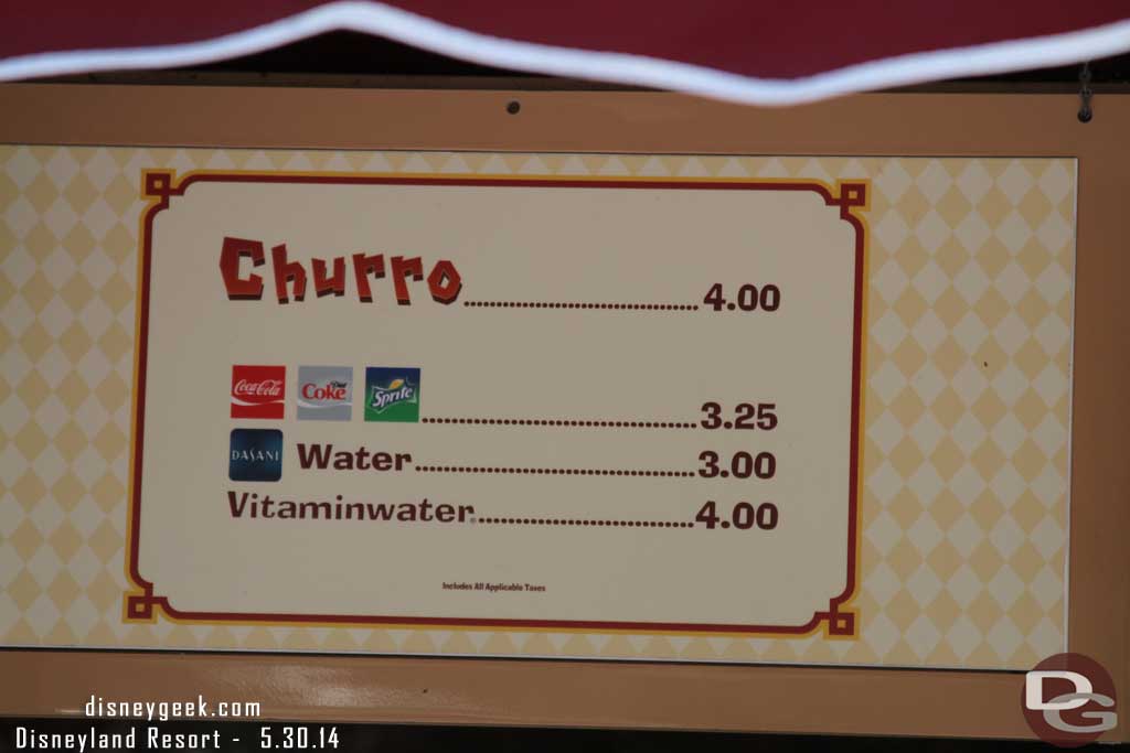 The Churro cart near Redwood Creek.