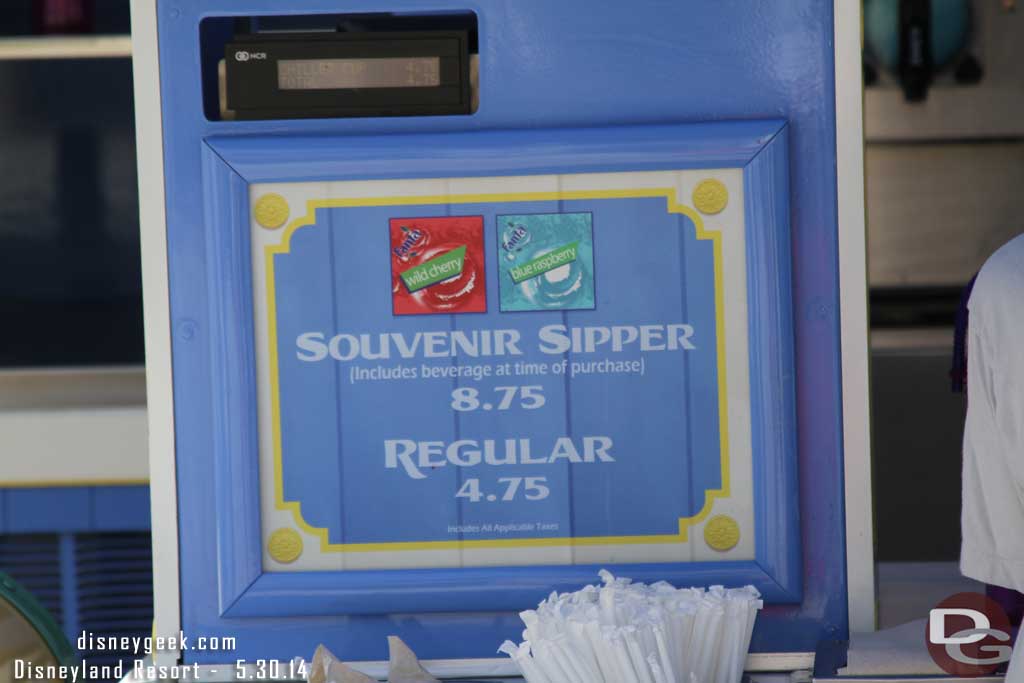 the Frozen drink stand across from Silly Symphony