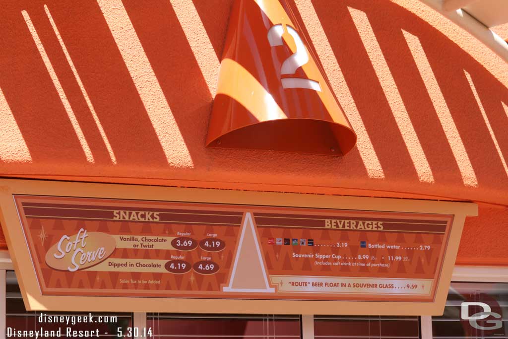 Cozy Cone #2 Menu