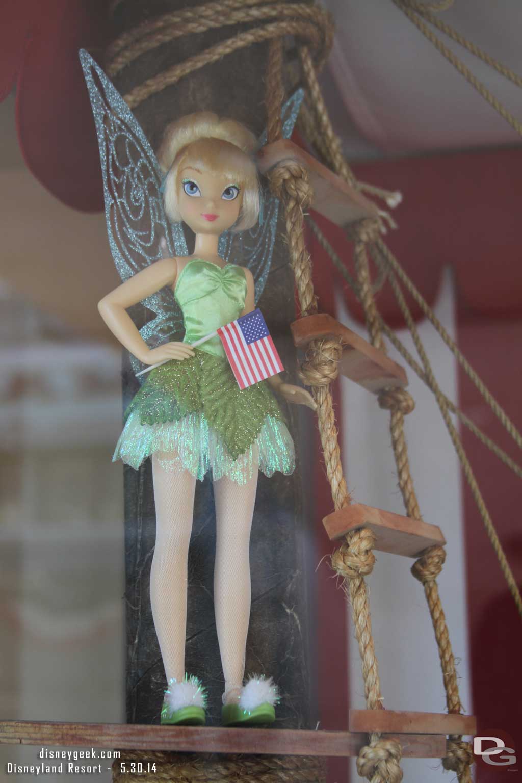 Tinkerbell is Patriotic for the summer.