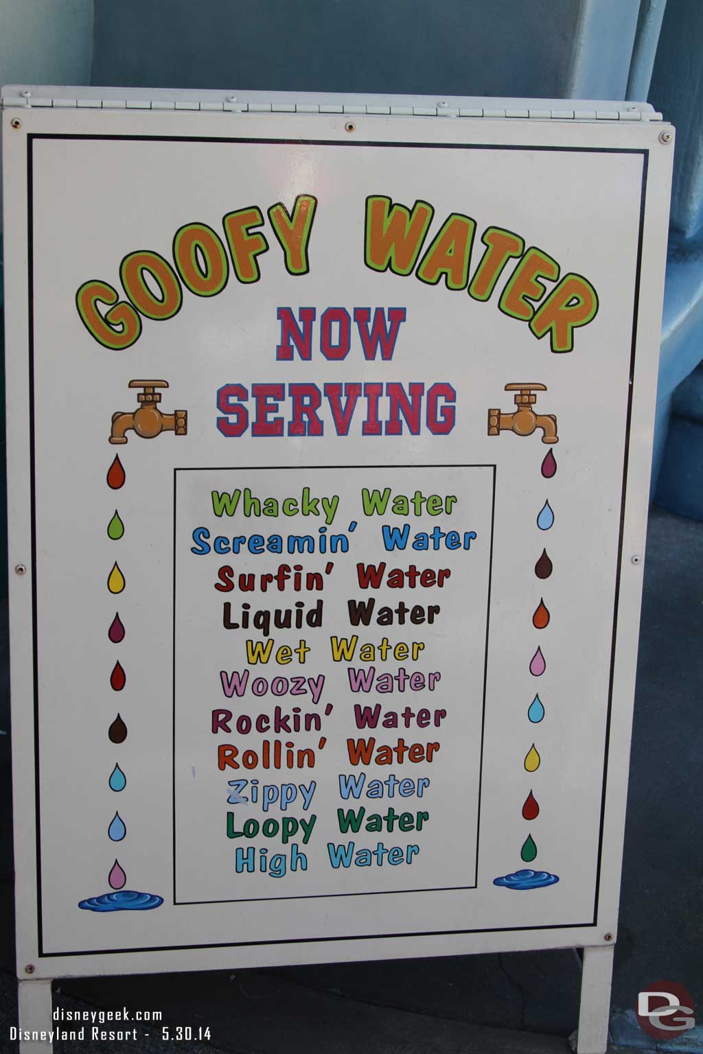 Goofy Water.