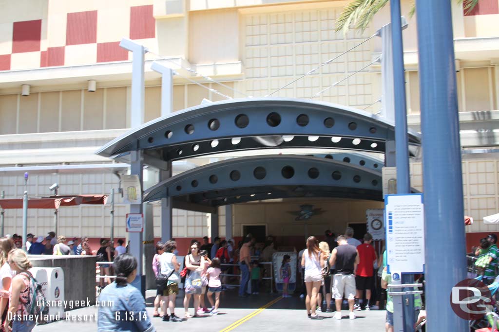 Soarin had a back up of the FastPass line and a small visible Standby line but a posted wait of 80 minutes.  Wonder if only one theater was working?