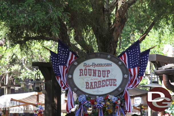 The BBQ has switched to the All-American Roundup and Barbecue for the summer.