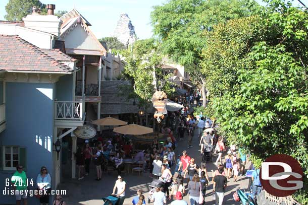 Looking toward Adventureland from the tree house