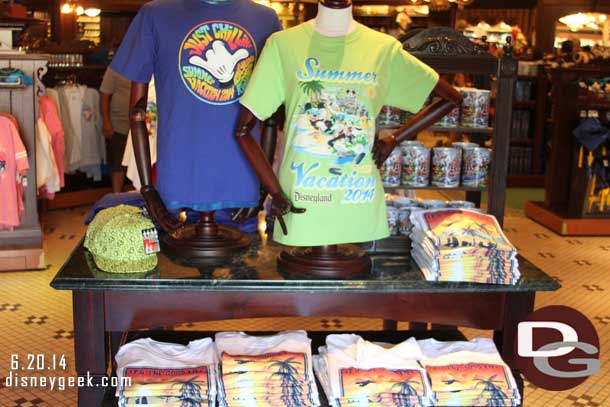 Summer Vacation 2014 merchandise.