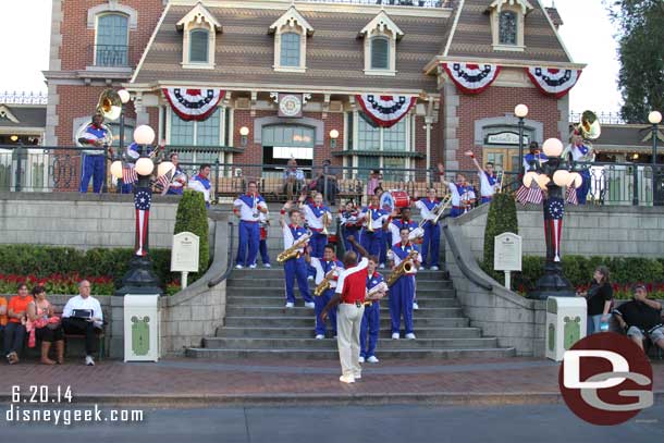 Time for the 7:15 Train Station set of the All-American College Band.