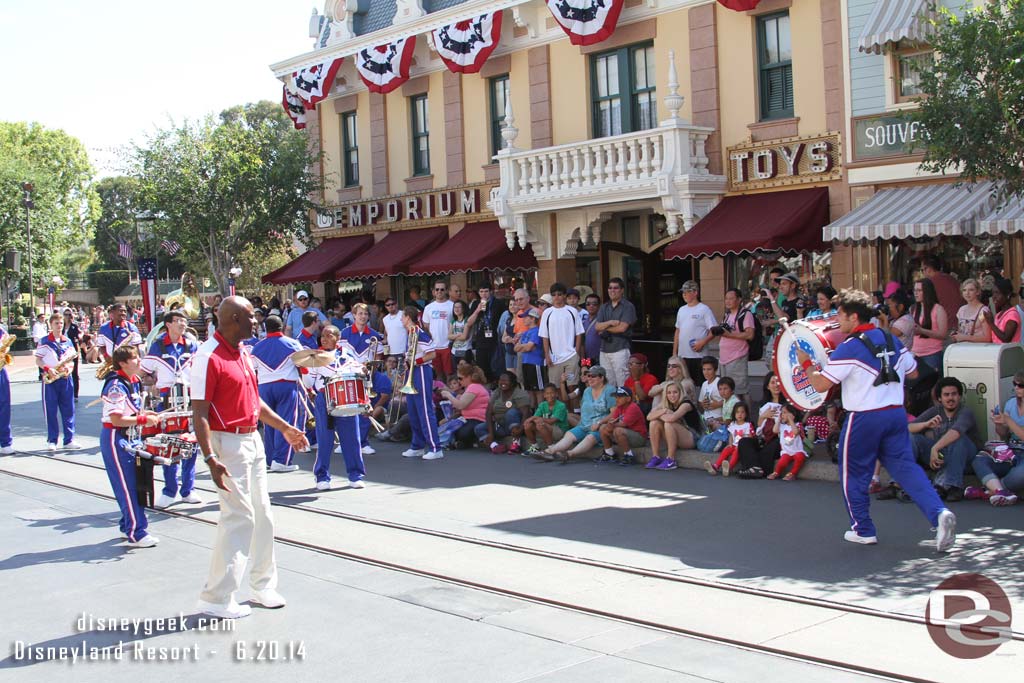 Near Town Square they stopped and played Under the Sea from the Little Mermaid.