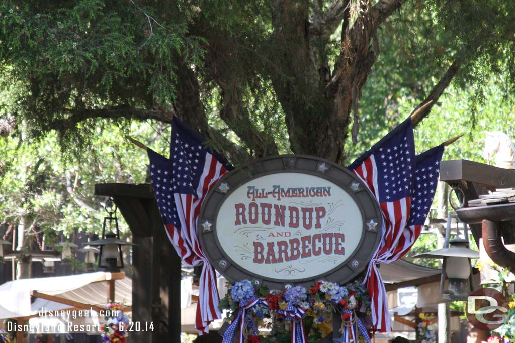 The BBQ has switched to the All-American Roundup and Barbecue for the summer.