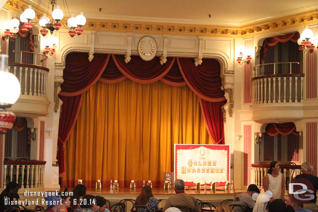 Saw some internet postings that the Laughingstock Co will be ending their run at the Golden Horseshoe in early July with a new show coming soon after.  I have not seen any official announcements from Disney yet.