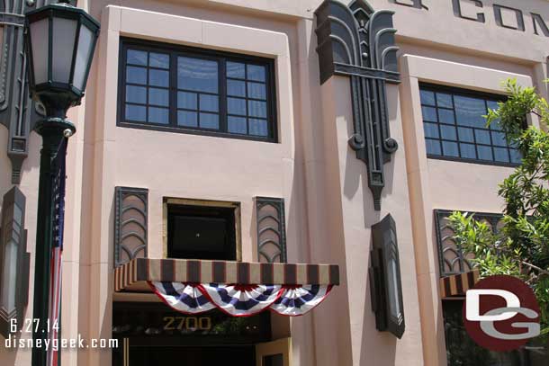 Speaking of missing a speaker cover on Buena Vista Street was gone.