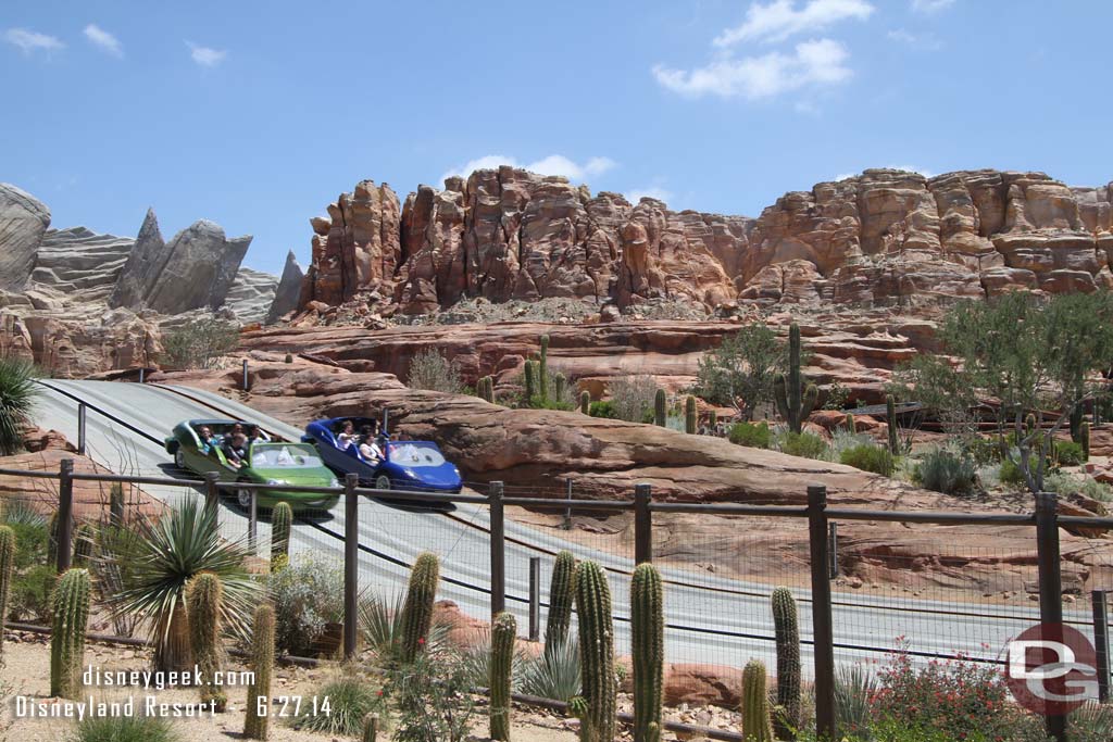 The Radiator Springs Racers only had an 80 minute wait posted.