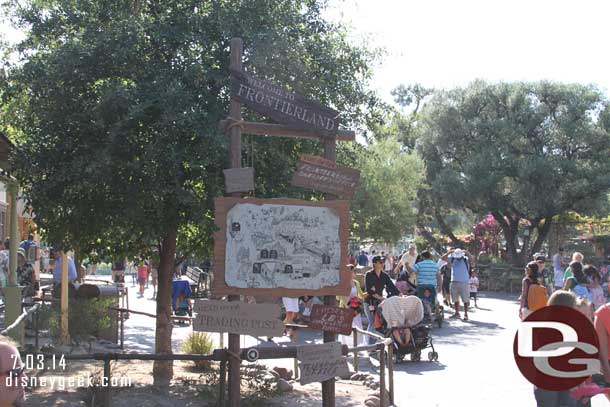 Another pass through Frontierland.