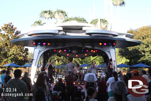 The Suburban Legends were at the Tomorrowland Terrace