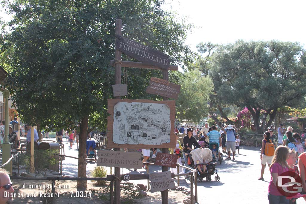 Another pass through Frontierland.