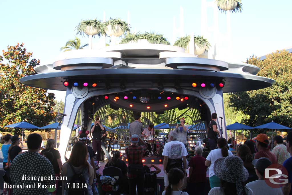 The Suburban Legends were at the Tomorrowland Terrace