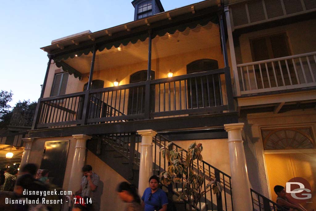 A new staircase near the restrooms.  Assuming it is an emergency exit for the newly expanded dining room upstairs.