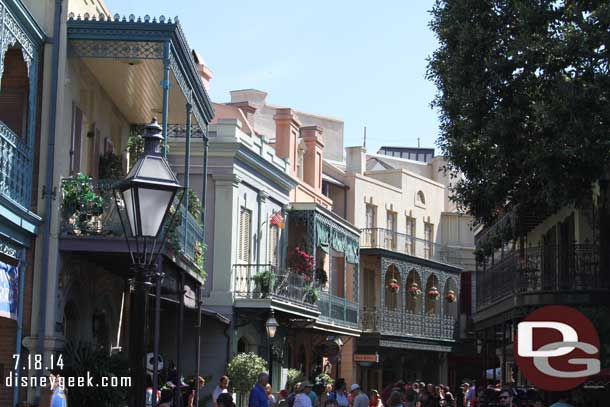 Made my way out to New Orleans Square to see it in the day time.