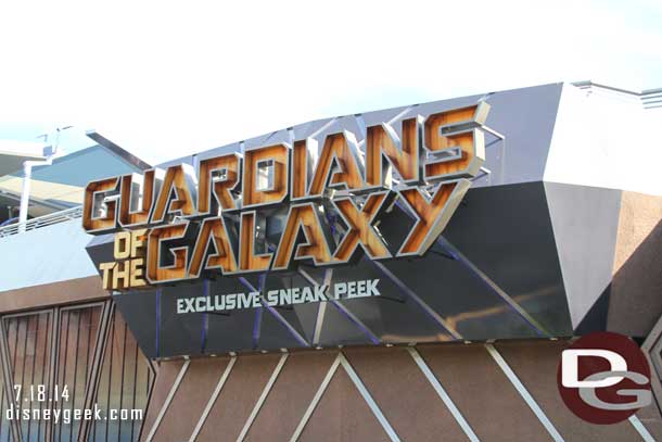 Stopped by the Guardians of the Galaxy preview.