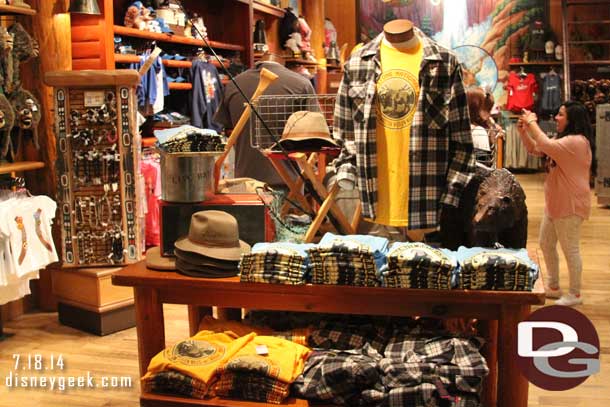 A look in Rushin River Outfitters.