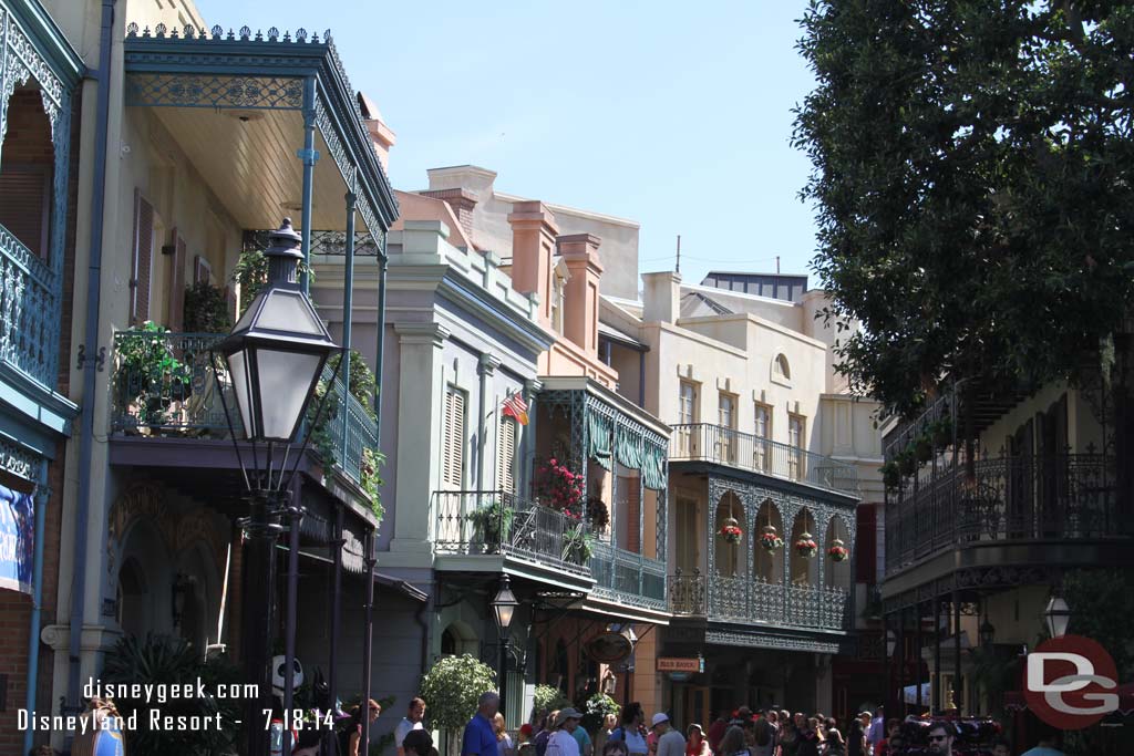 Made my way out to New Orleans Square to see it in the day time.