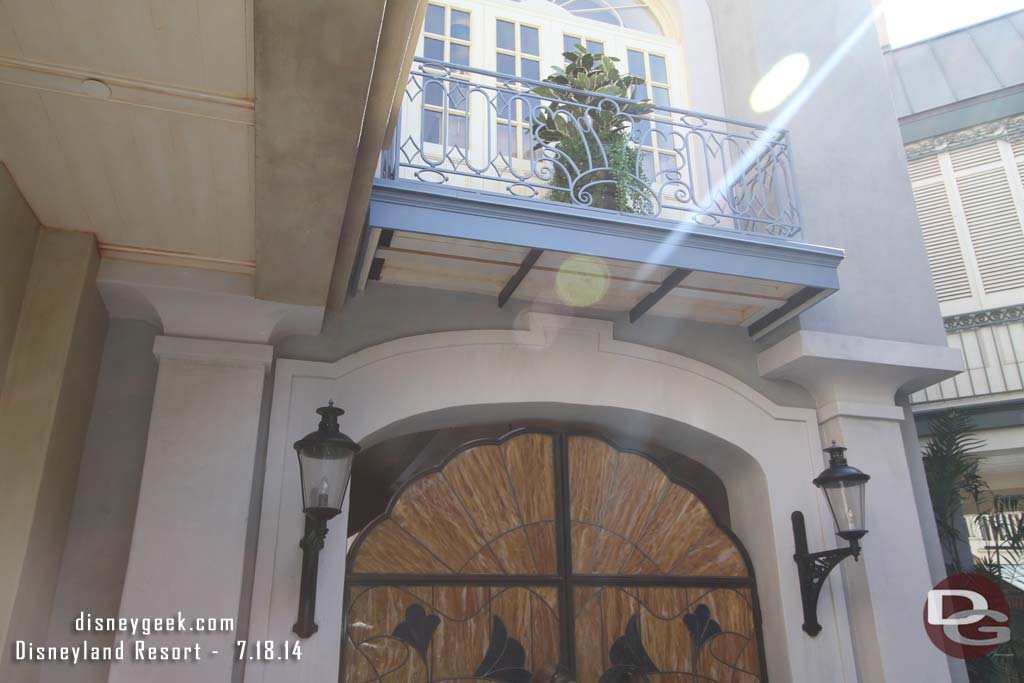 The new gates that block off the Court of Angels (there was a gap in the gate and a fairly constant stream of guests looking inside.. so this is only the top portion).